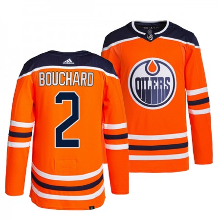 Edmonton Oilers Trikot Evan Bouchard 2 Adidas Orange Authentic - Herren